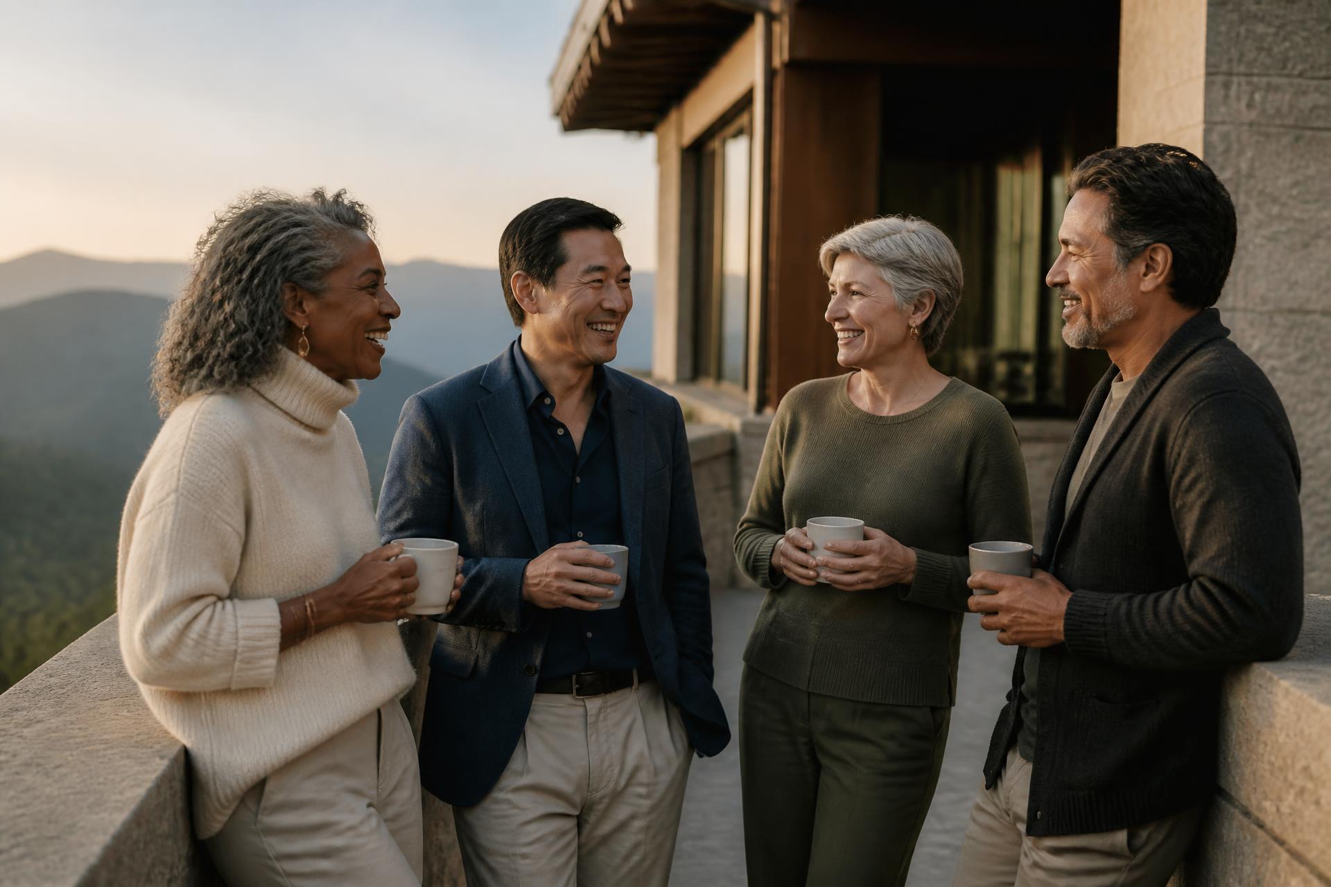 Senior executives in candid conversation